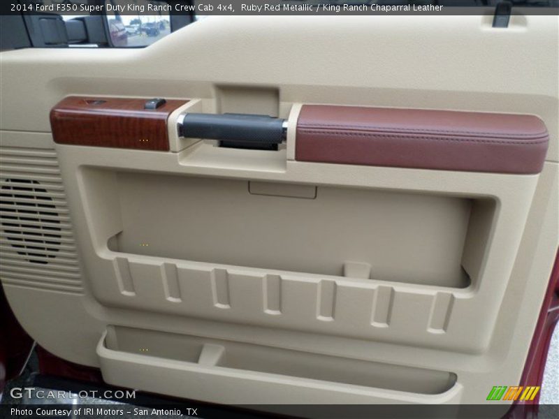 Ruby Red Metallic / King Ranch Chaparral Leather 2014 Ford F350 Super Duty King Ranch Crew Cab 4x4