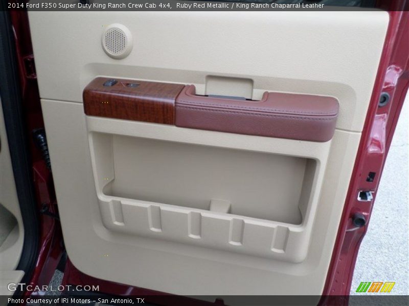 Ruby Red Metallic / King Ranch Chaparral Leather 2014 Ford F350 Super Duty King Ranch Crew Cab 4x4