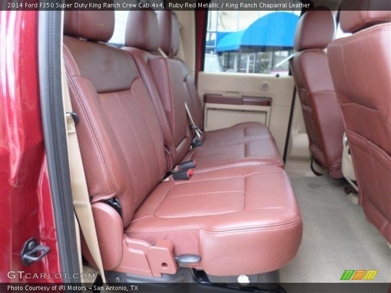 Ruby Red Metallic / King Ranch Chaparral Leather 2014 Ford F350 Super Duty King Ranch Crew Cab 4x4