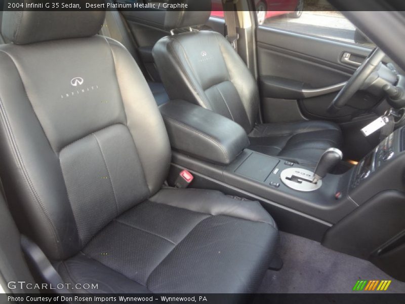Desert Platinum Metallic / Graphite 2004 Infiniti G 35 Sedan