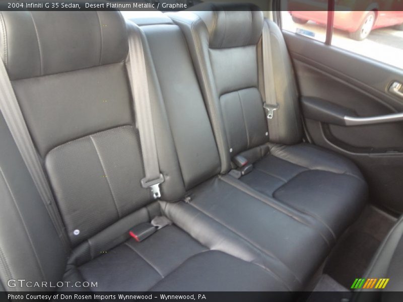 Desert Platinum Metallic / Graphite 2004 Infiniti G 35 Sedan