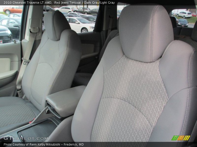 Red Jewel Tintcoat / Dark Gray/Light Gray 2010 Chevrolet Traverse LT AWD