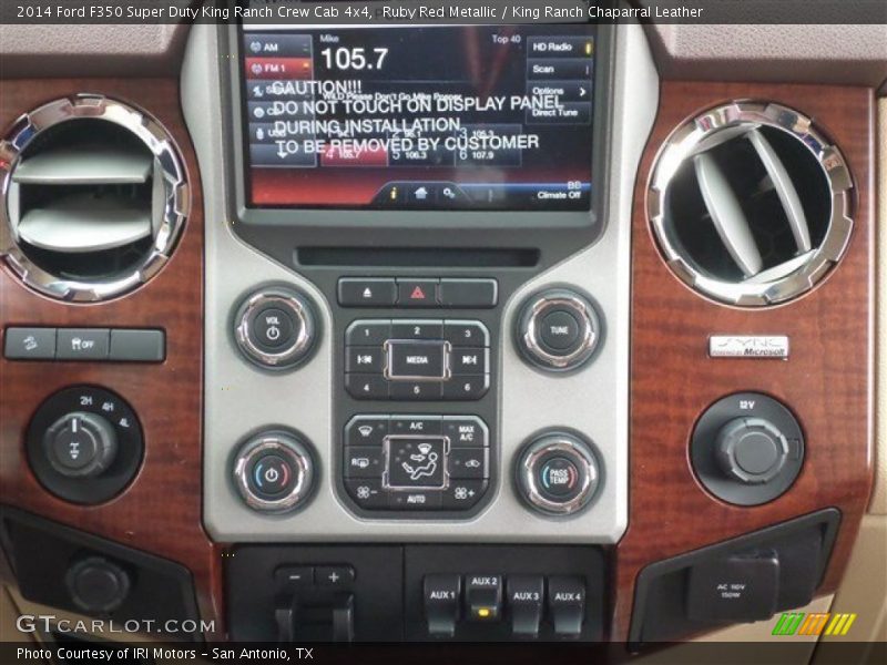 Ruby Red Metallic / King Ranch Chaparral Leather 2014 Ford F350 Super Duty King Ranch Crew Cab 4x4