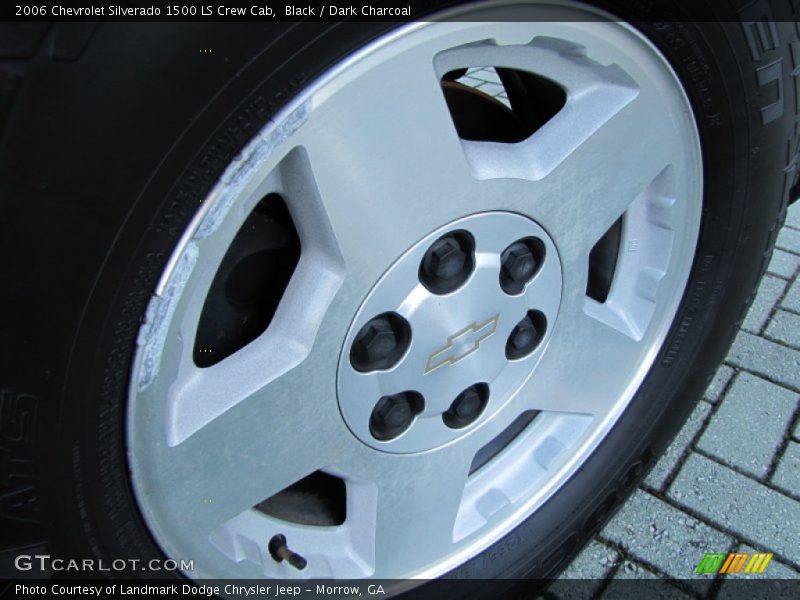 Black / Dark Charcoal 2006 Chevrolet Silverado 1500 LS Crew Cab