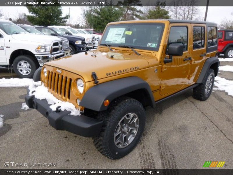 Amp'd / Black 2014 Jeep Wrangler Unlimited Rubicon 4x4
