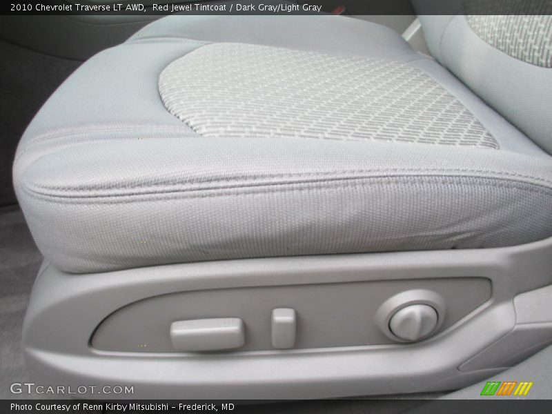 Red Jewel Tintcoat / Dark Gray/Light Gray 2010 Chevrolet Traverse LT AWD