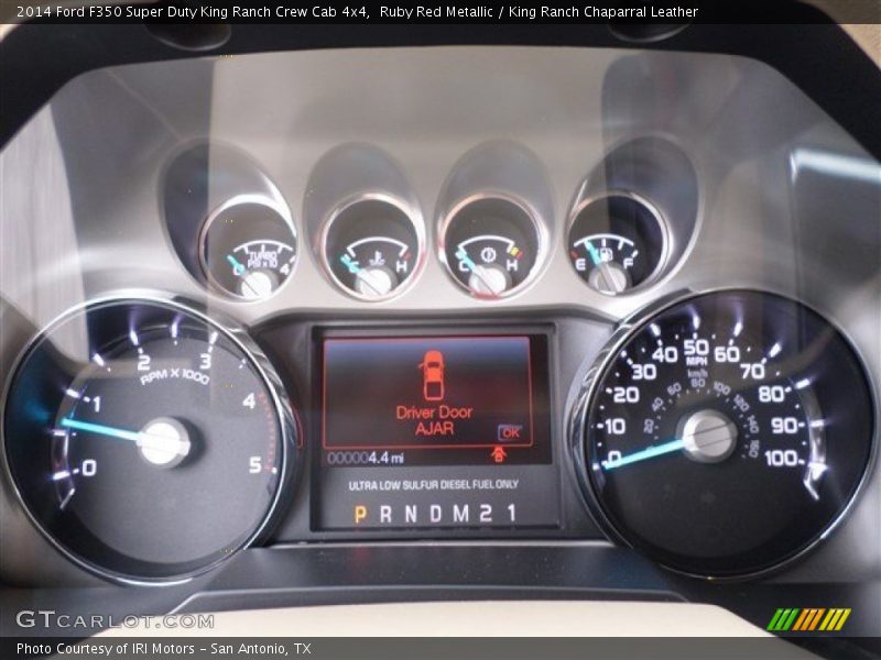 Ruby Red Metallic / King Ranch Chaparral Leather 2014 Ford F350 Super Duty King Ranch Crew Cab 4x4