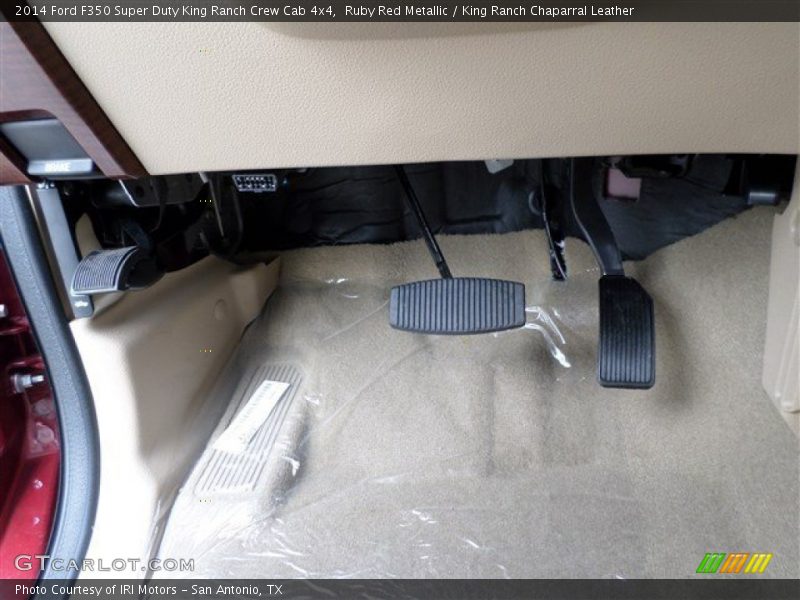 Ruby Red Metallic / King Ranch Chaparral Leather 2014 Ford F350 Super Duty King Ranch Crew Cab 4x4