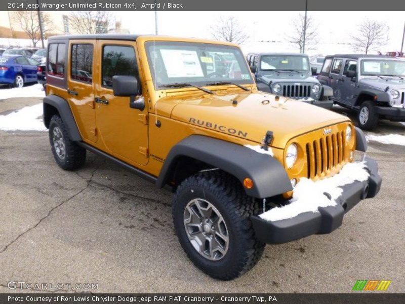 Amp'd / Black 2014 Jeep Wrangler Unlimited Rubicon 4x4