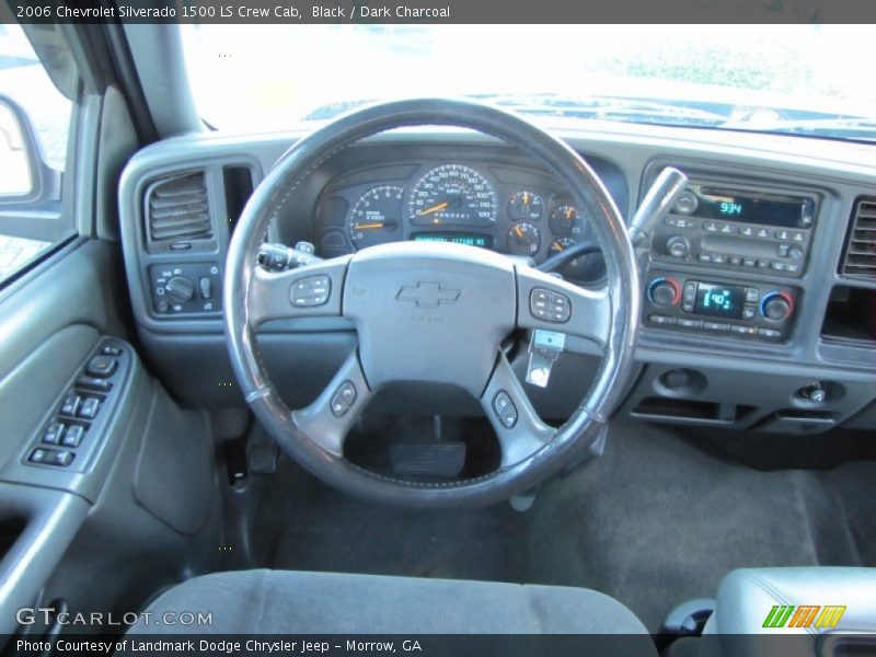 Black / Dark Charcoal 2006 Chevrolet Silverado 1500 LS Crew Cab