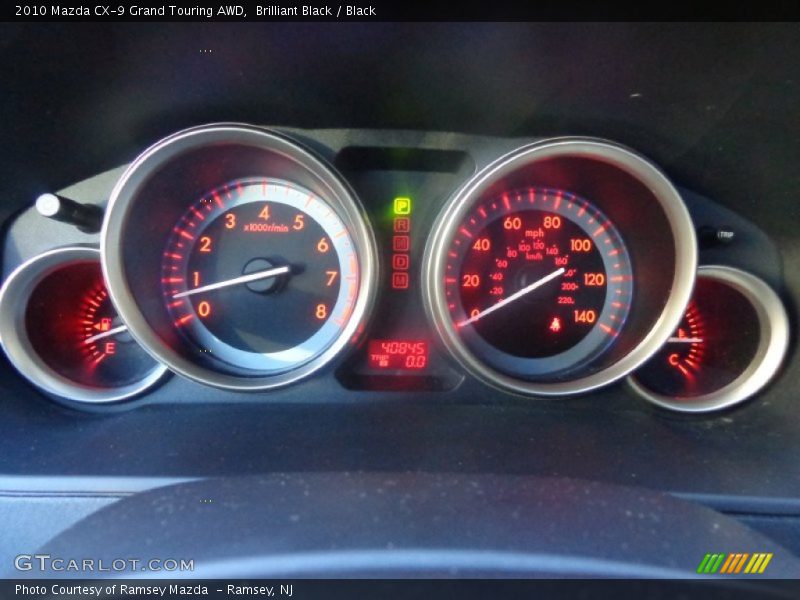 Brilliant Black / Black 2010 Mazda CX-9 Grand Touring AWD