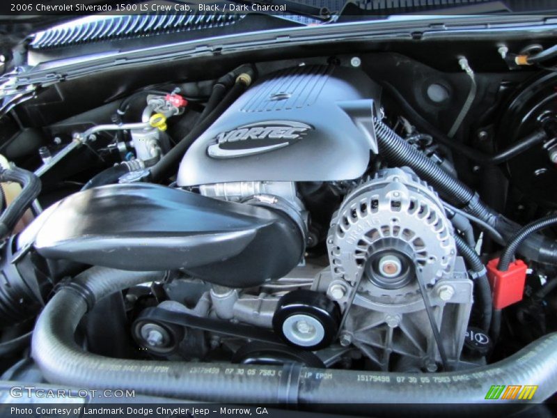 Black / Dark Charcoal 2006 Chevrolet Silverado 1500 LS Crew Cab