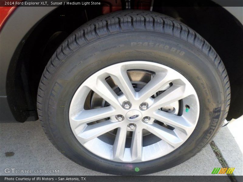 Sunset / Medium Light Stone 2014 Ford Explorer XLT