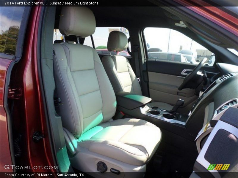 Sunset / Medium Light Stone 2014 Ford Explorer XLT