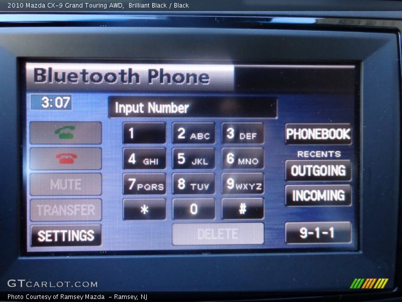 Brilliant Black / Black 2010 Mazda CX-9 Grand Touring AWD