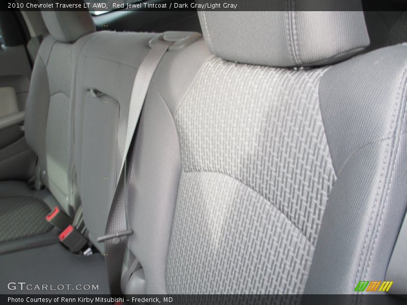 Red Jewel Tintcoat / Dark Gray/Light Gray 2010 Chevrolet Traverse LT AWD
