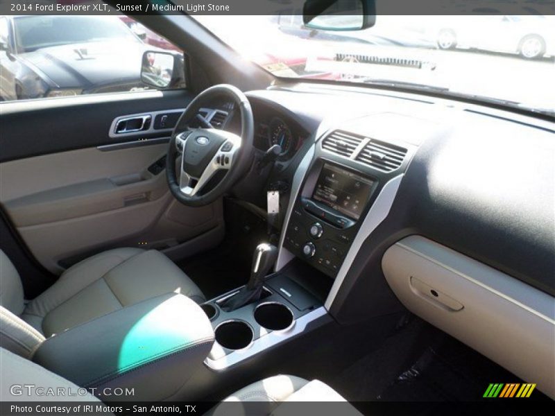 Sunset / Medium Light Stone 2014 Ford Explorer XLT
