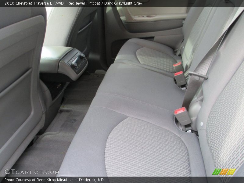 Red Jewel Tintcoat / Dark Gray/Light Gray 2010 Chevrolet Traverse LT AWD