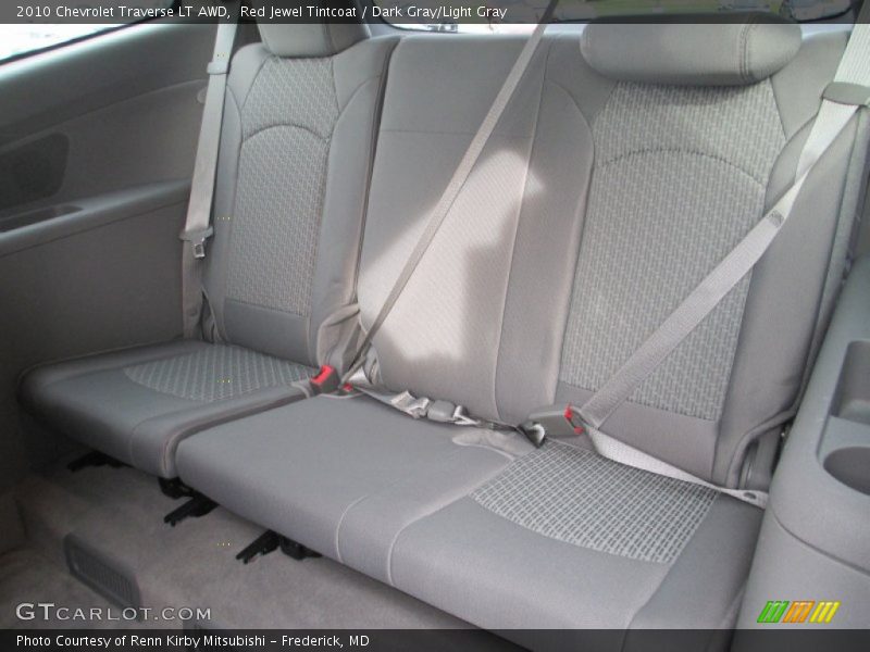 Red Jewel Tintcoat / Dark Gray/Light Gray 2010 Chevrolet Traverse LT AWD