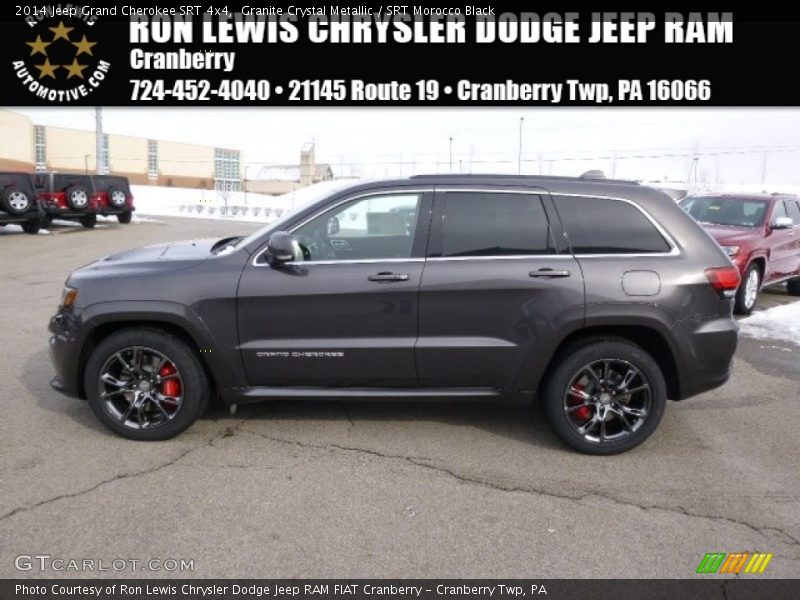 Granite Crystal Metallic / SRT Morocco Black 2014 Jeep Grand Cherokee SRT 4x4