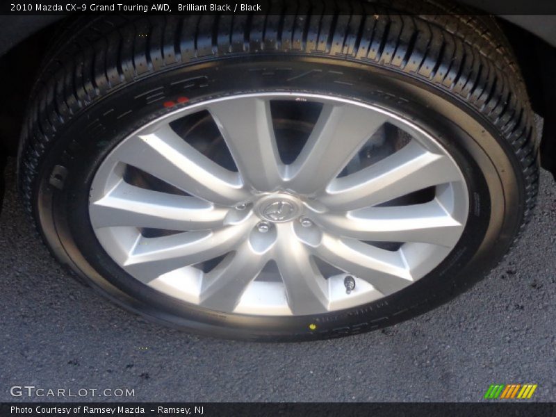 Brilliant Black / Black 2010 Mazda CX-9 Grand Touring AWD