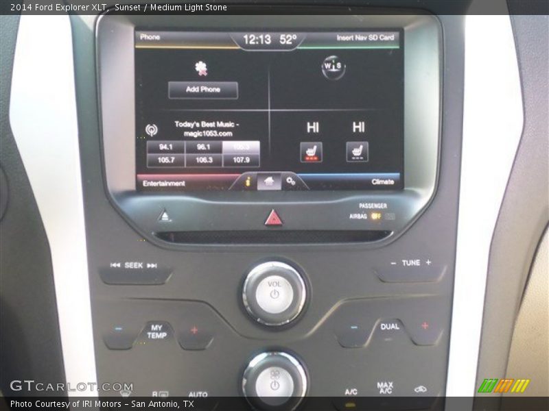 Sunset / Medium Light Stone 2014 Ford Explorer XLT