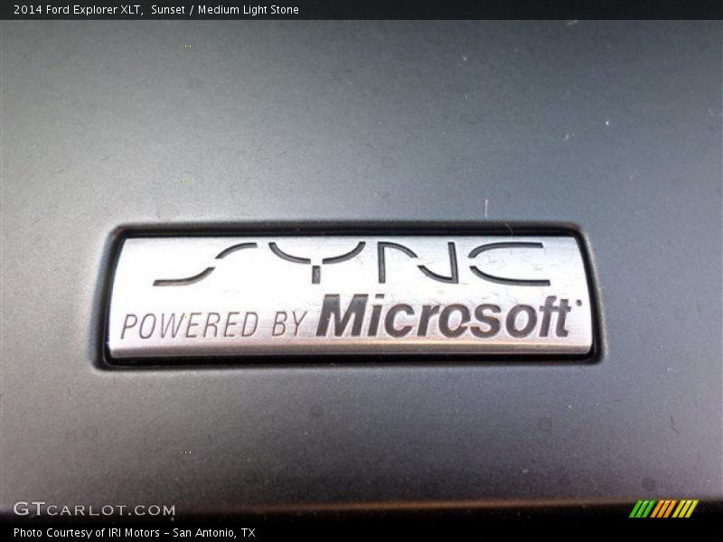 Sunset / Medium Light Stone 2014 Ford Explorer XLT