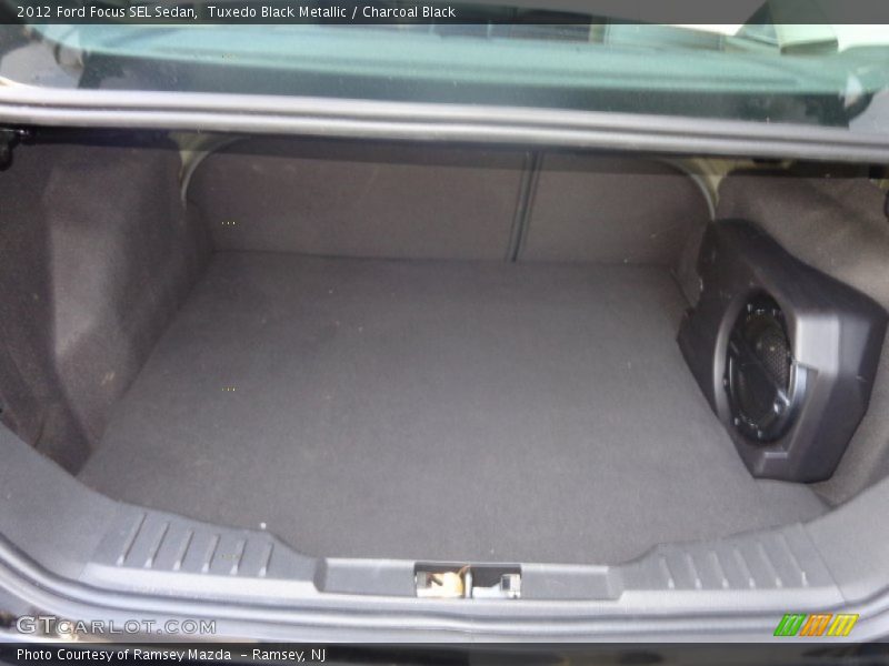 Tuxedo Black Metallic / Charcoal Black 2012 Ford Focus SEL Sedan