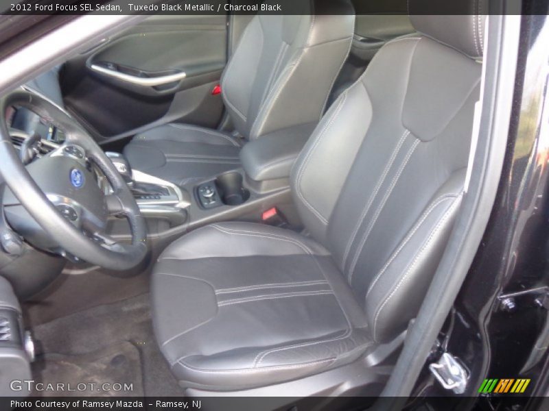 Tuxedo Black Metallic / Charcoal Black 2012 Ford Focus SEL Sedan