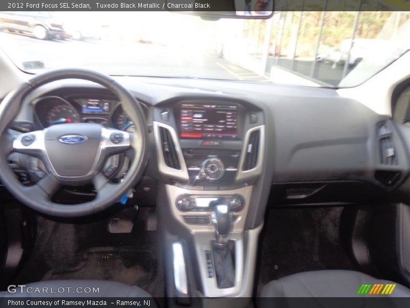Tuxedo Black Metallic / Charcoal Black 2012 Ford Focus SEL Sedan