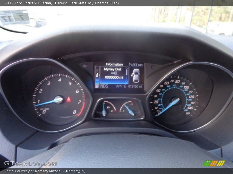 Tuxedo Black Metallic / Charcoal Black 2012 Ford Focus SEL Sedan