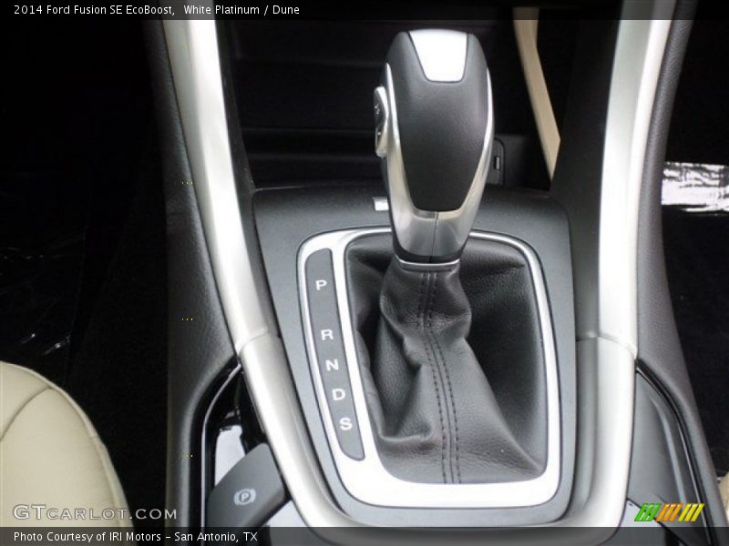 White Platinum / Dune 2014 Ford Fusion SE EcoBoost