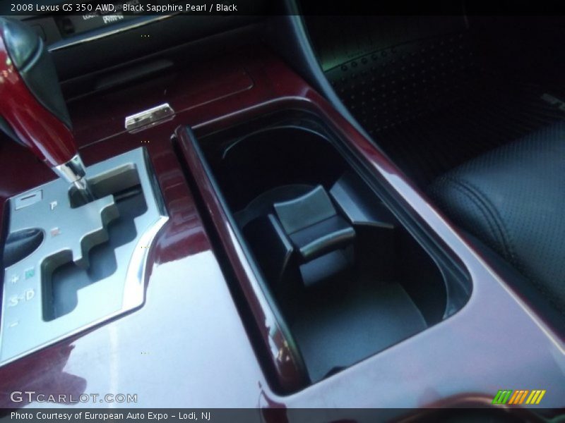 Black Sapphire Pearl / Black 2008 Lexus GS 350 AWD