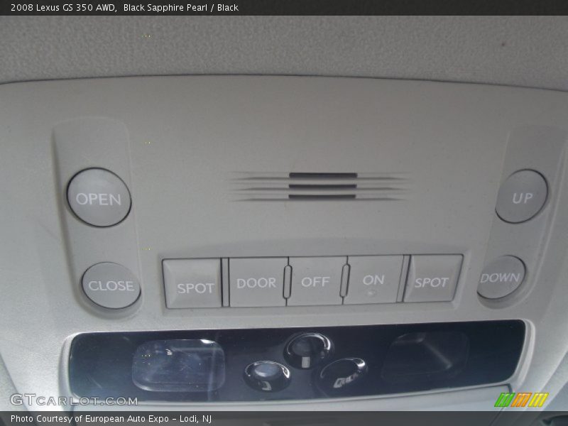 Black Sapphire Pearl / Black 2008 Lexus GS 350 AWD