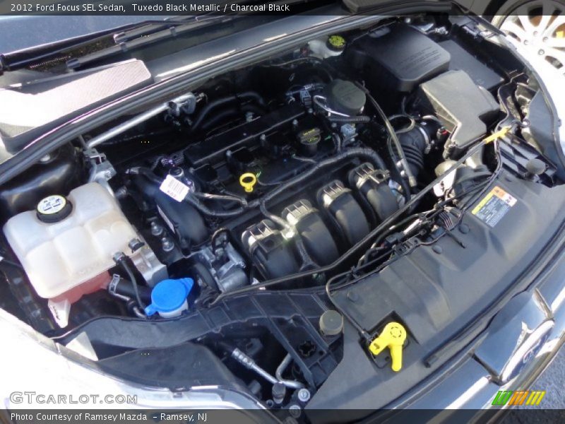 Tuxedo Black Metallic / Charcoal Black 2012 Ford Focus SEL Sedan