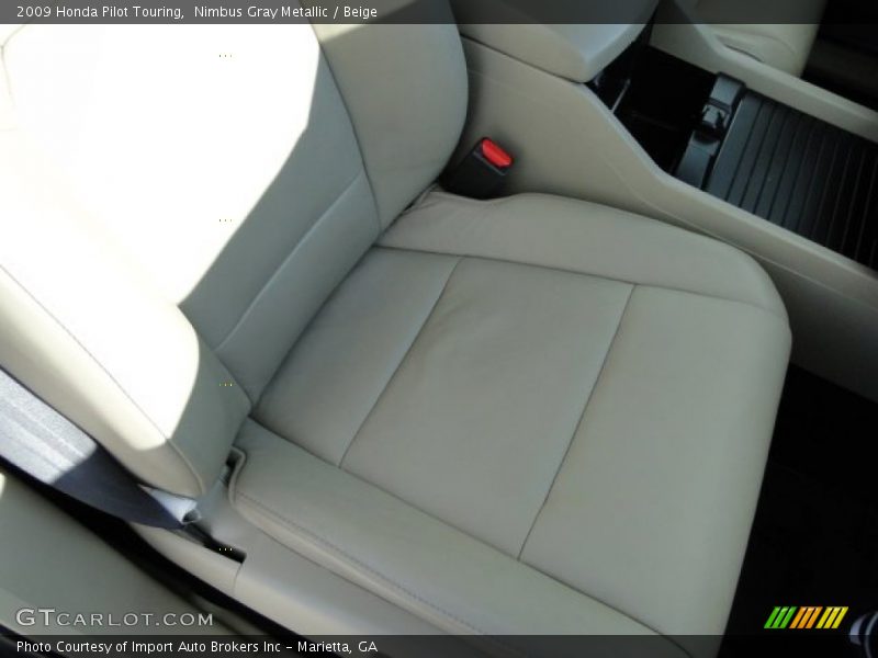Nimbus Gray Metallic / Beige 2009 Honda Pilot Touring