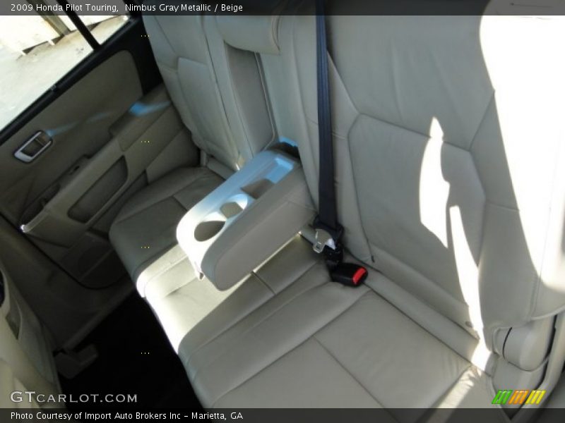 Nimbus Gray Metallic / Beige 2009 Honda Pilot Touring