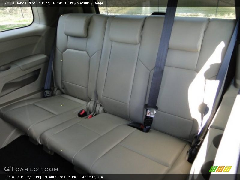 Nimbus Gray Metallic / Beige 2009 Honda Pilot Touring
