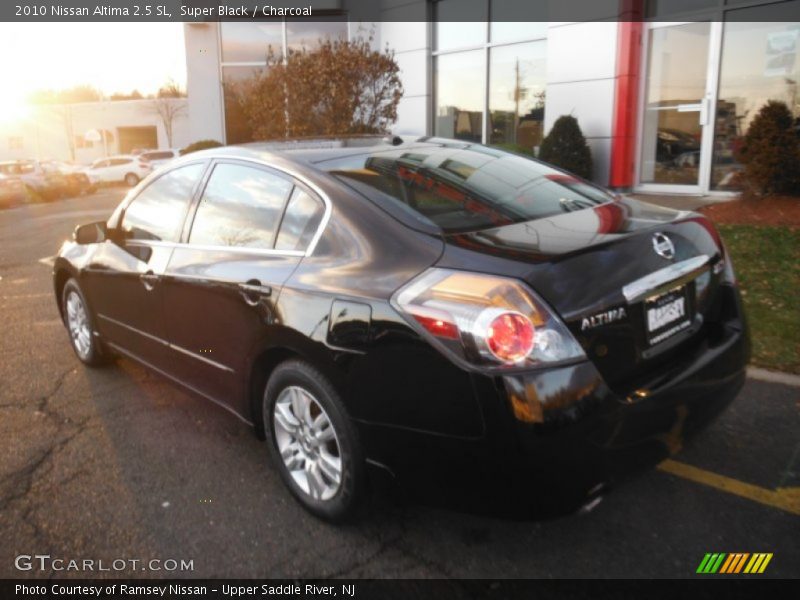 Super Black / Charcoal 2010 Nissan Altima 2.5 SL