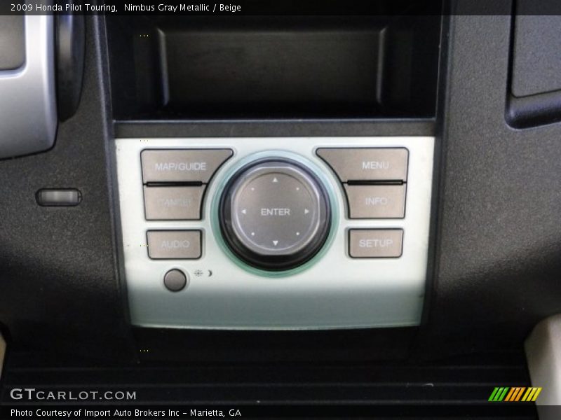 Nimbus Gray Metallic / Beige 2009 Honda Pilot Touring