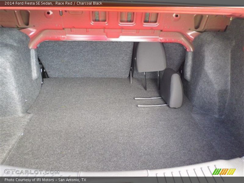 Race Red / Charcoal Black 2014 Ford Fiesta SE Sedan