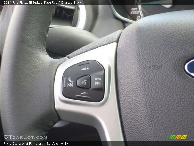 Race Red / Charcoal Black 2014 Ford Fiesta SE Sedan