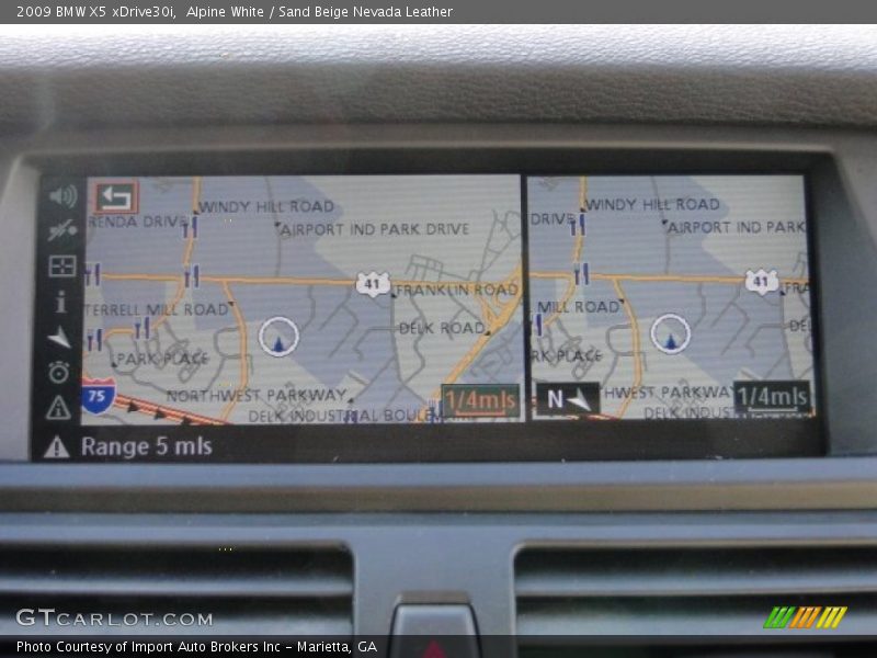 Alpine White / Sand Beige Nevada Leather 2009 BMW X5 xDrive30i