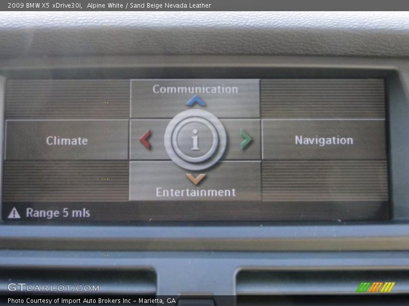 Alpine White / Sand Beige Nevada Leather 2009 BMW X5 xDrive30i
