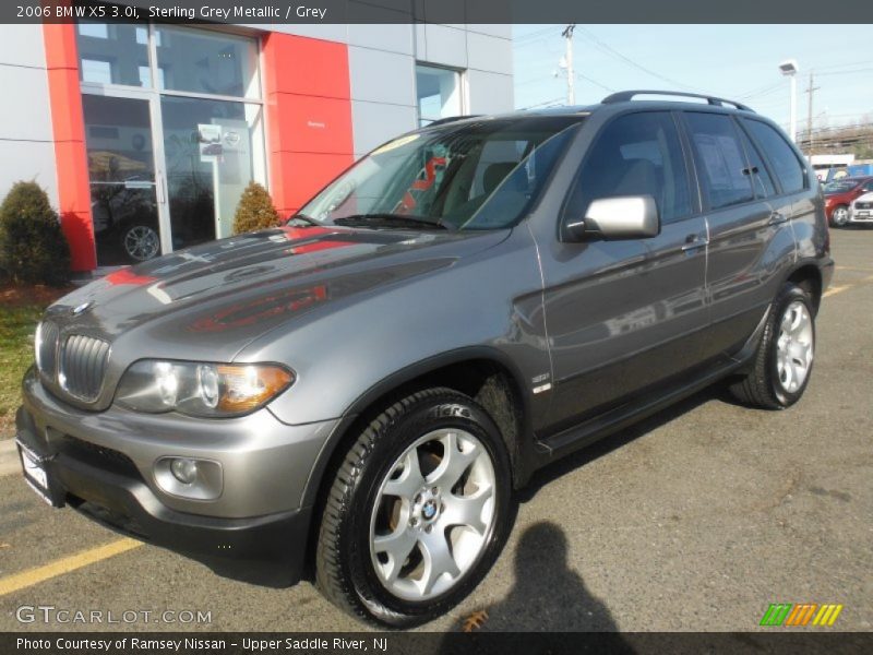 Sterling Grey Metallic / Grey 2006 BMW X5 3.0i