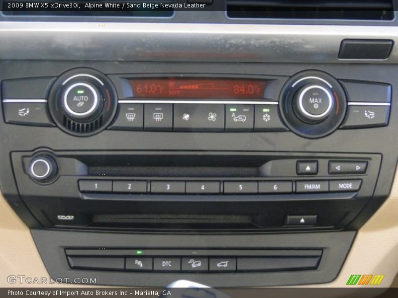 Alpine White / Sand Beige Nevada Leather 2009 BMW X5 xDrive30i