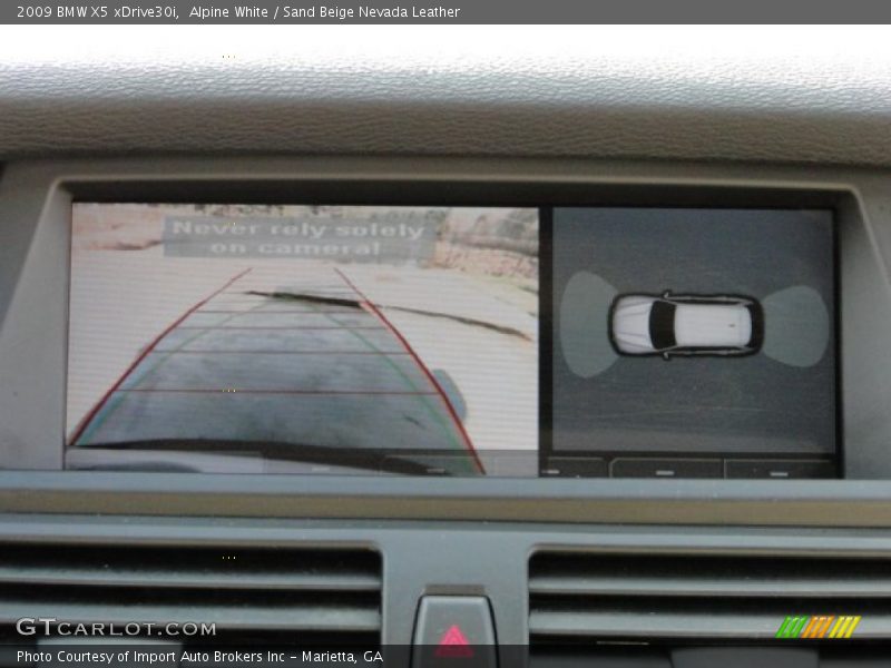 Alpine White / Sand Beige Nevada Leather 2009 BMW X5 xDrive30i