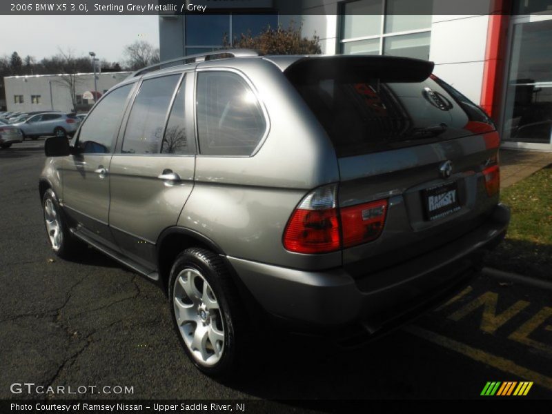 Sterling Grey Metallic / Grey 2006 BMW X5 3.0i