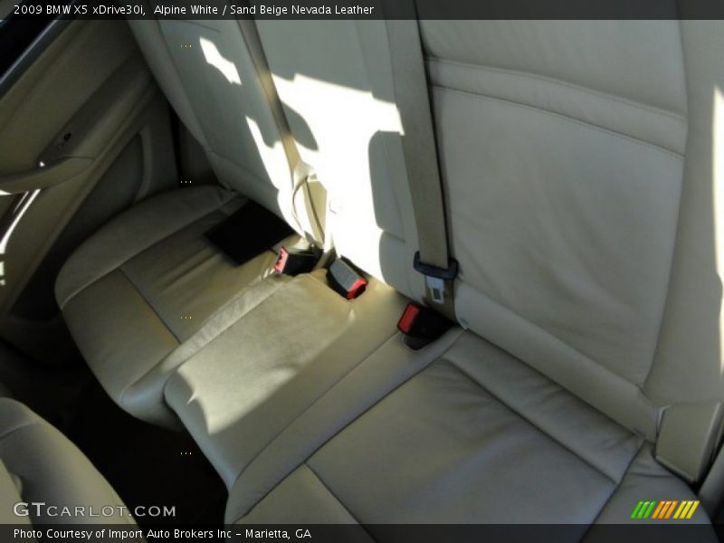 Alpine White / Sand Beige Nevada Leather 2009 BMW X5 xDrive30i