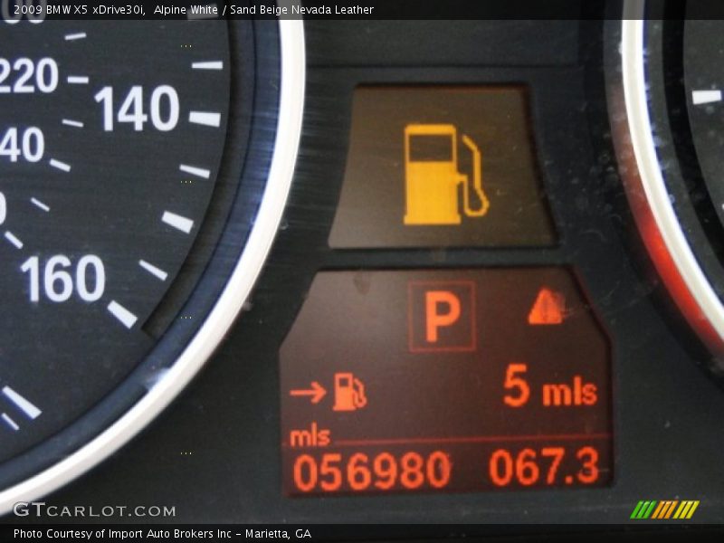 Alpine White / Sand Beige Nevada Leather 2009 BMW X5 xDrive30i